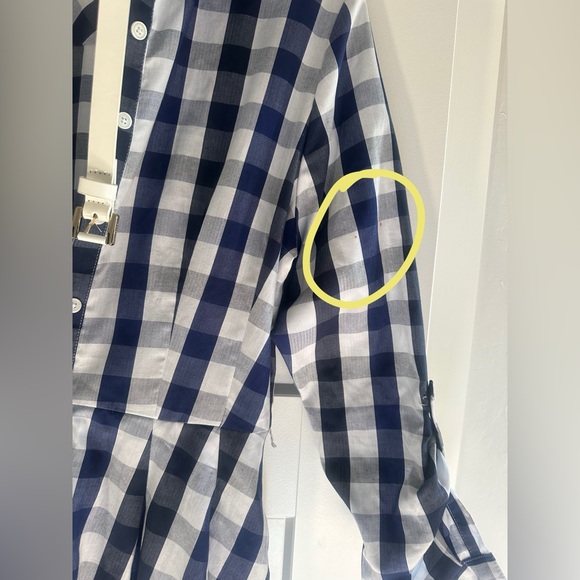 Tommy Hilfiger Blue White Gingham Dress - Picture 10 of 13